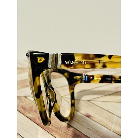 Valentino Rockstud Accents Studded Tortoise Brown Eye-Glass Frames V622S 281 130 main image 10